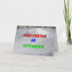 SNOW BANK CHRISTMAS Card