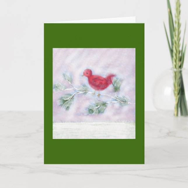 Snow Bird Holiday Card (Front)