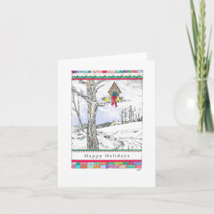 "Snow Birds" Custom Christmas Card