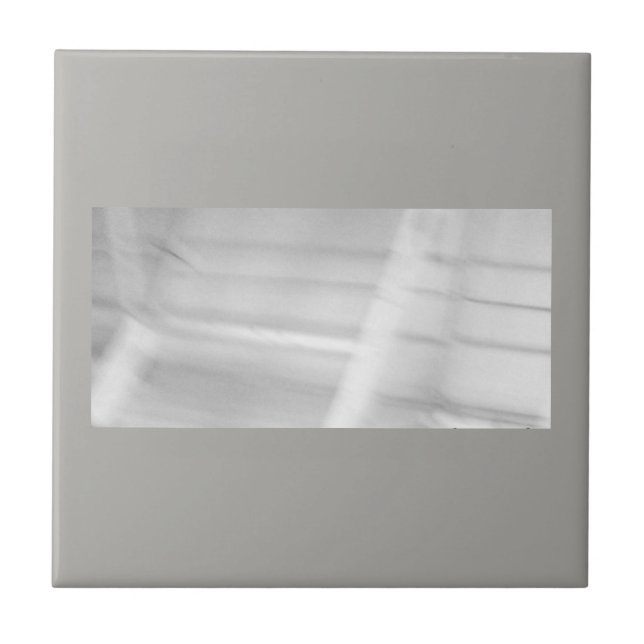 Snow Blanket Ceramic Tile (Front)