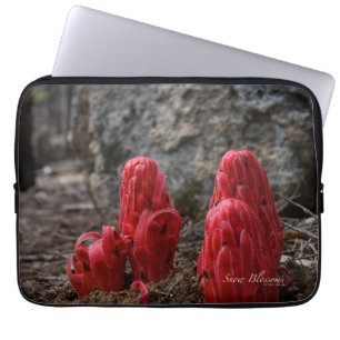 Snow Blossoms Laptop Sleeve