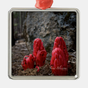 Snow Blossoms Metal Tree Decoration