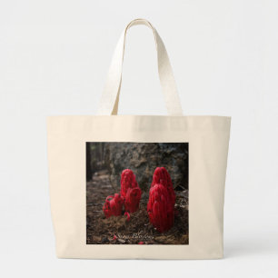 Snow Blossoms Photo Large Tote Bag