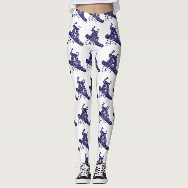 Snow Boarder Leggings (Front)