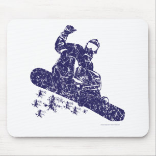 Snow-Boarder Mouse Pad