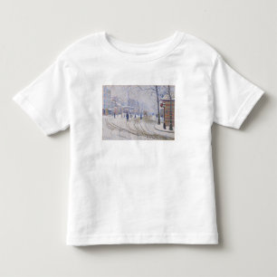 Snow, Boulevard de Clichy, Paris, 1886 Toddler T-Shirt