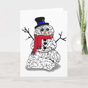 Snow Brain Holiday Card