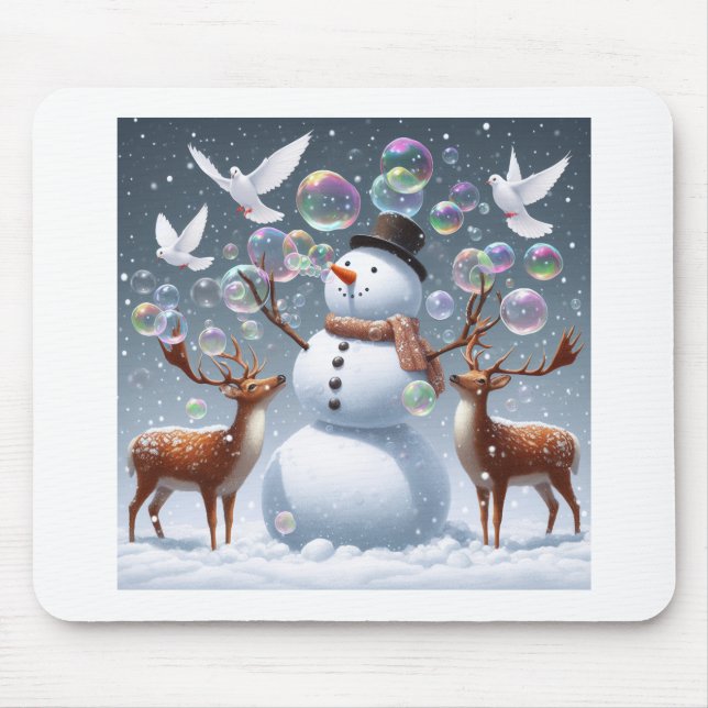 Snow Bucks Mouse Pad (Front)