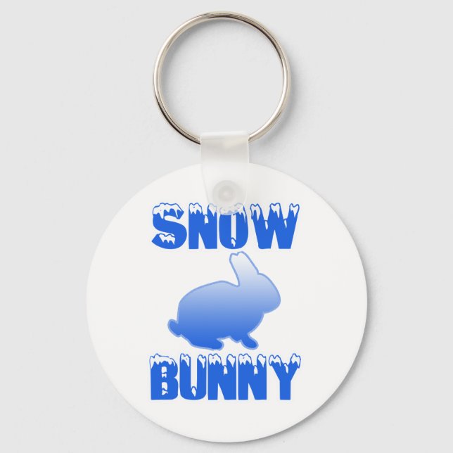 Snow Bunny Key Ring (Front)