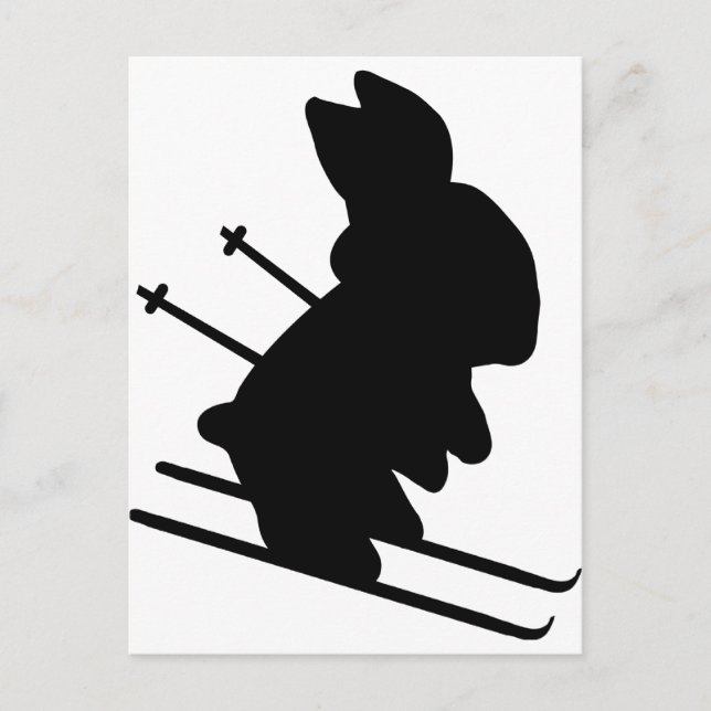 snow bunny postcard (Front)