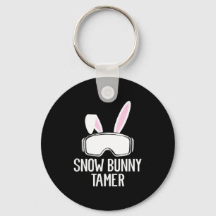 Snow bunny tamer ski funny apres party skiing skie key ring