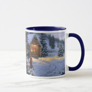 snow_cabin_Christmas_mug Mug
