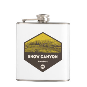 Snow Canyon State Park Utah Hip Flask