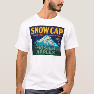 Snow Cap Apple Crate LabelMosier, OR T-Shirt