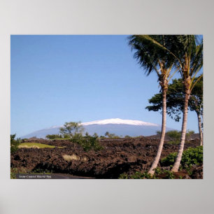 Snow-Capped Mauna Kea Poster
