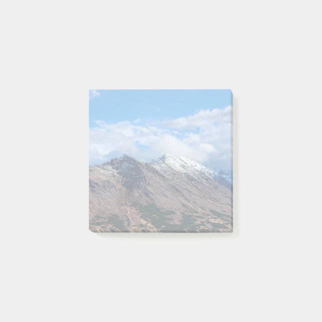 Snow Capped Mountain Landscape Scenic View Post-it Notes (Front)