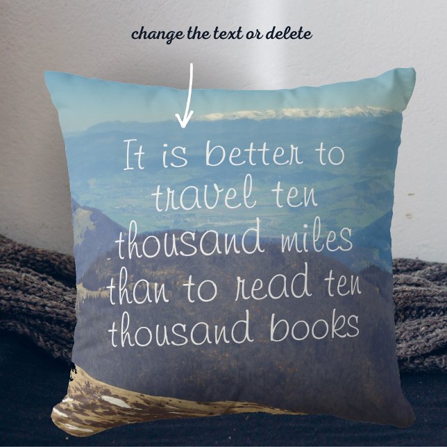 Snow-capped mountain peaks cushion (Creator Uploaded)