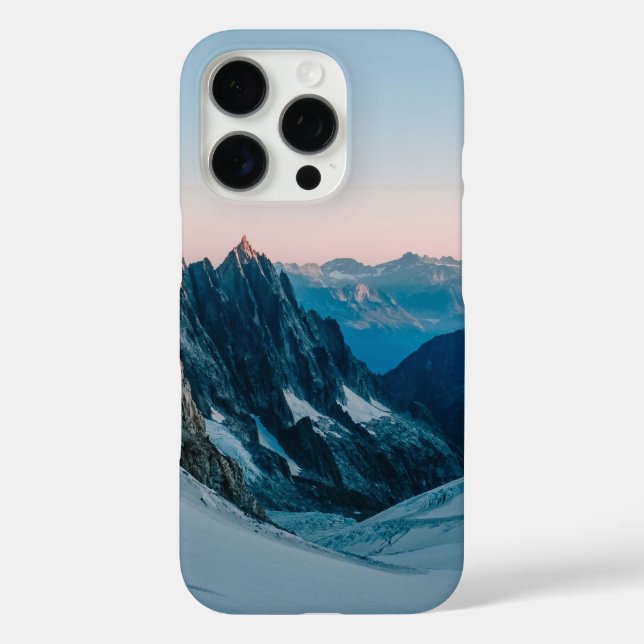 Snow-Capped Mountain Under Crisp Sky Case-Mate iPhone Case (Back)