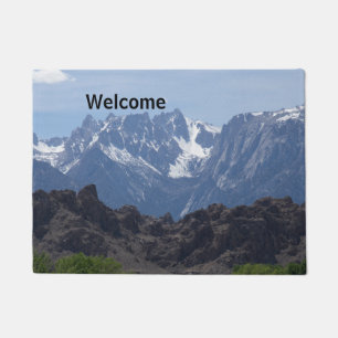 Snow capped mountains of Lone Pine         Doormat