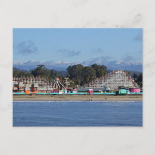 Snow Caps in Santa Cruz Postcard