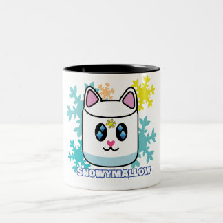 Snow Catsmallow Two-Tone Coffee Mug