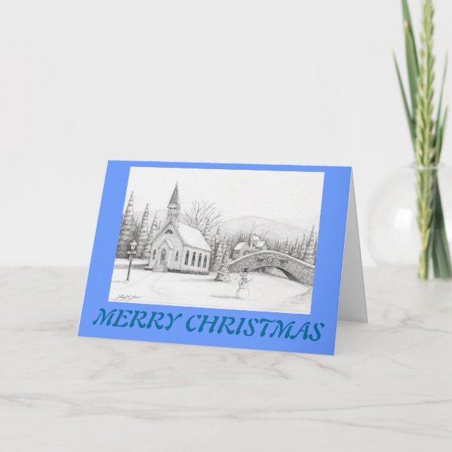 Snow Christmas Card (Front)