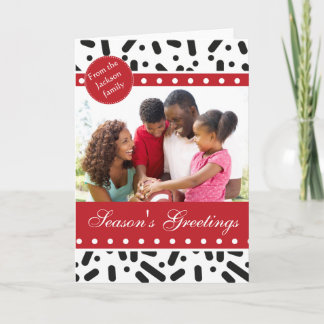Snow - Christmas Stationary and Gifts Holiday Card
