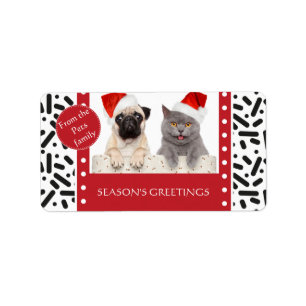 Snow - Christmas Stationary and Gifts Label
