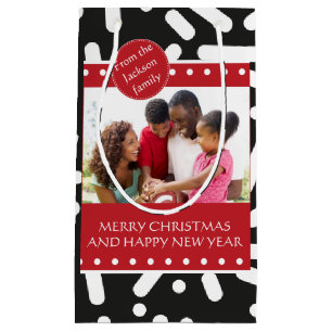Snow Christmas Stationary and Gifts Small Gift Bag