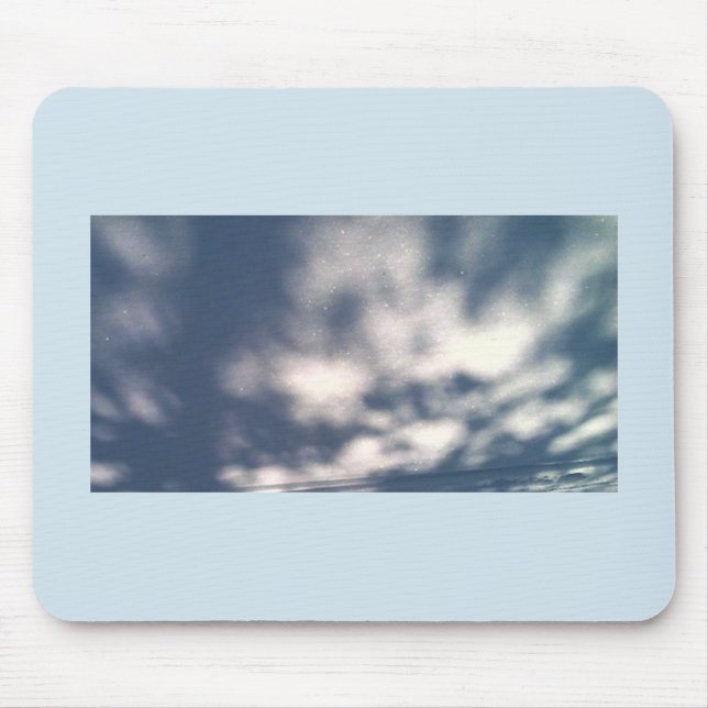 Snow Clouds Mouse Pad (Front)