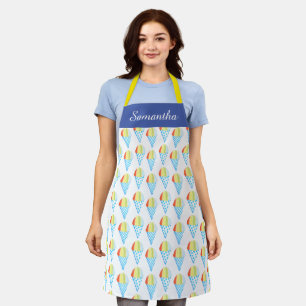 Snow Cone Shaved Ice  Apron