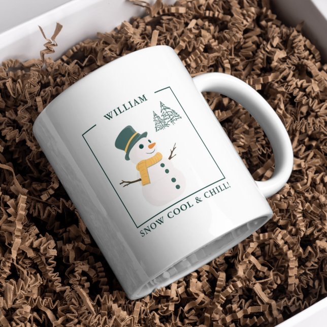 Snow Cool & Chill Custom Snowman Mug – Gift (Creator Uploaded)