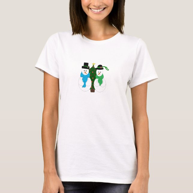 Snow Couple T-Shirt (Front)