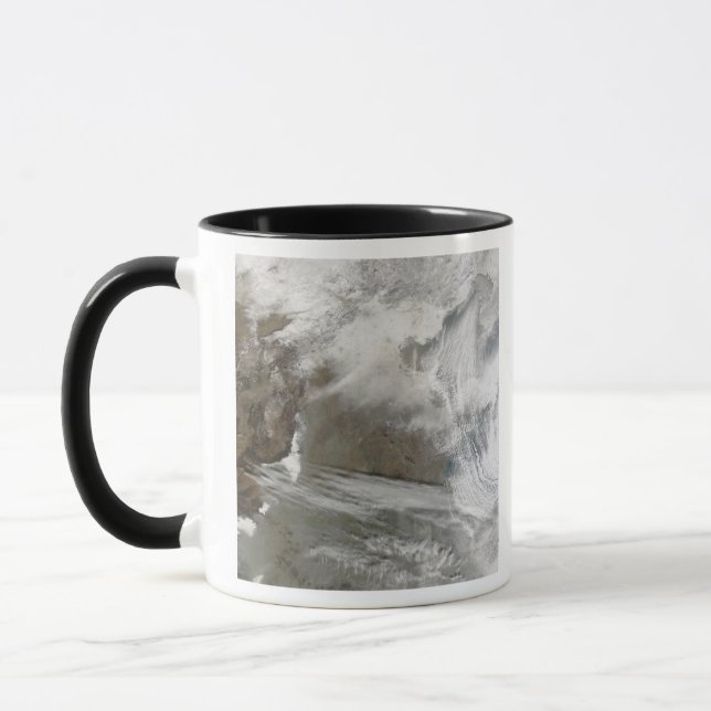 Snow cover encircles Bo Hai Mug (Left)