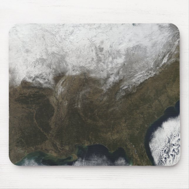 Snow cover over the United States Mouse Pad (Front)