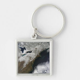 Snow cover stretching from Canada Key Ring