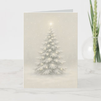 Snow Covered Christmas Card