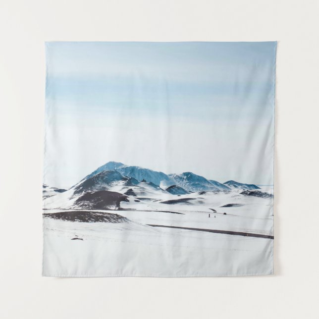 SNOW-COVERED LAND DURING DAY TIME TAPESTRY (Front)