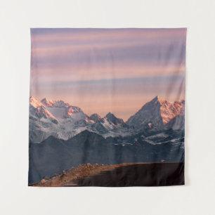 SNOW COVERED MOUNTAIN DURING DAYTIME0 TAPESTRY