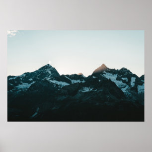 SNOW COVERED MOUNTAIN DURING DAYTIME2 POSTER