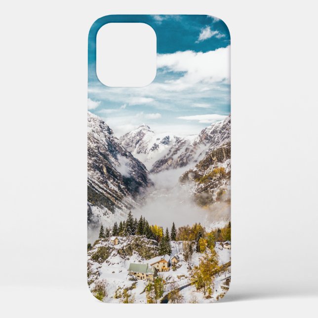 SNOW COVERED MOUNTAIN DURING DAYTIME Case-Mate iPhone CASE (Back)