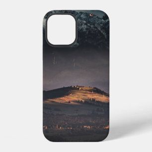 SNOW COVERED MOUNTAIN DURING NIGHT TIME iPhone 12 CASE