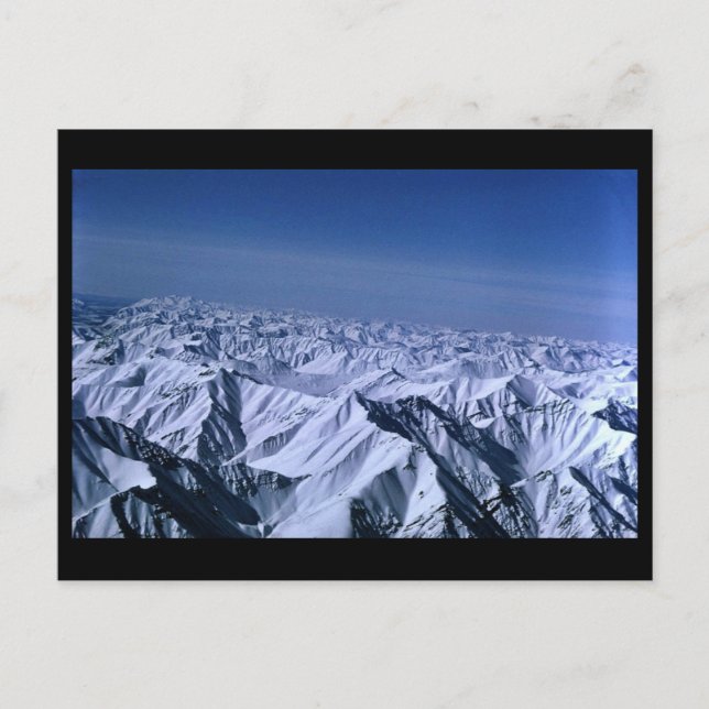 Snow-covered Mountain Peaks Brooks Range Postcard (Front)