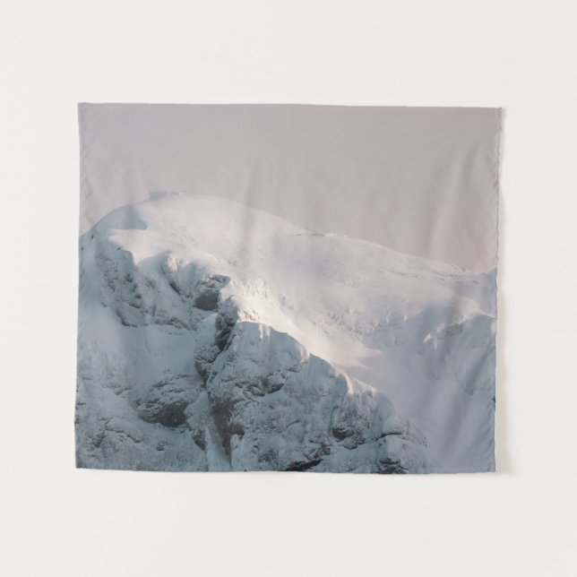 Snow covered mountain tapestry (Front (Horizontal))
