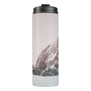 SNOW COVERED MOUNTAIN THERMAL TUMBLER