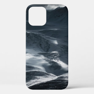 SNOW COVERED MOUNTAIN UNDER CLOUDY SKY DURING DAYT iPhone 12 CASE