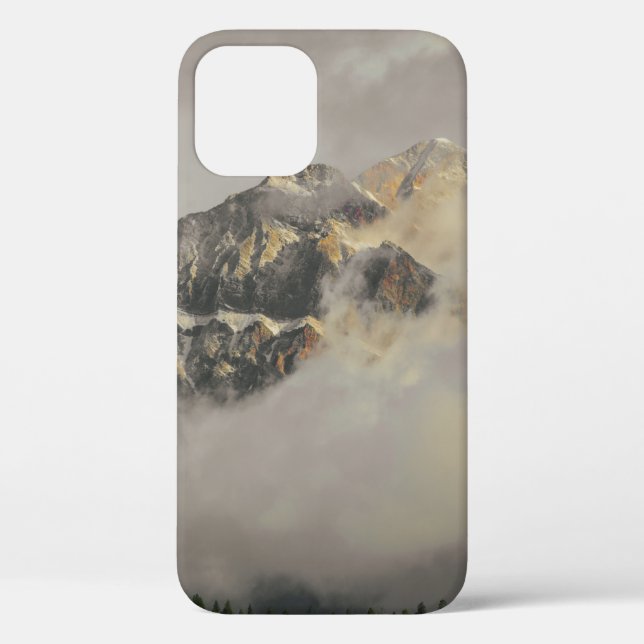 SNOW COVERED MOUNTAIN UNDER CLOUDY SKY DURING DAYT Case-Mate iPhone CASE (Back)