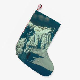 Snow Covered Swiss Alps Small Christmas Stocking