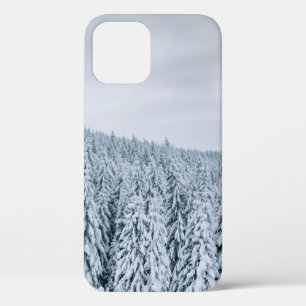 SNOW COVERED TREES DURING DAYTIME iPhone 12 CASE