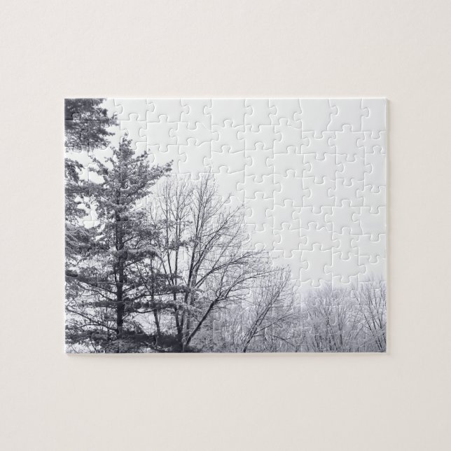 Snow-covered Trees: Horizontal Jigsaw Puzzle (Horizontal)